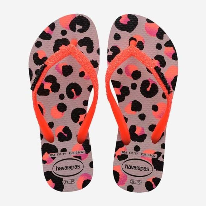 Chinelos Kids Slim Glitter Trendy, €26, Havaianas.