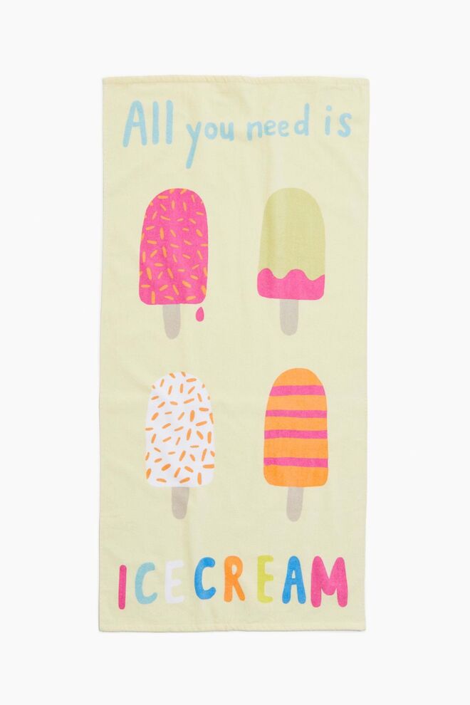 Toalha de praia, €9,99, H&M.