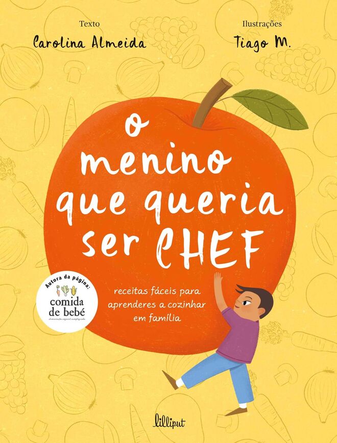 De Carolina Almeida (texto) e Tiago M. (ilustrações), esta aventura leva-nos a conhecer a vida do Pedro, entre a casa, a escola, o bairro e a visita aos avós, no campo. Com cheirinho a ervas aromáticas e produtos frescos, este livro promove a autonomia das crianças, a alimentação saudável e um quotidiano recheado de pequenos prazeres, à volta da comida. 