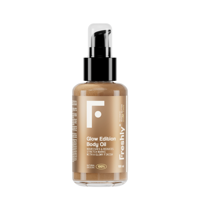 Óleo corporal Glow Edition, 100ml, €29,95, Freshly Cosmetics.