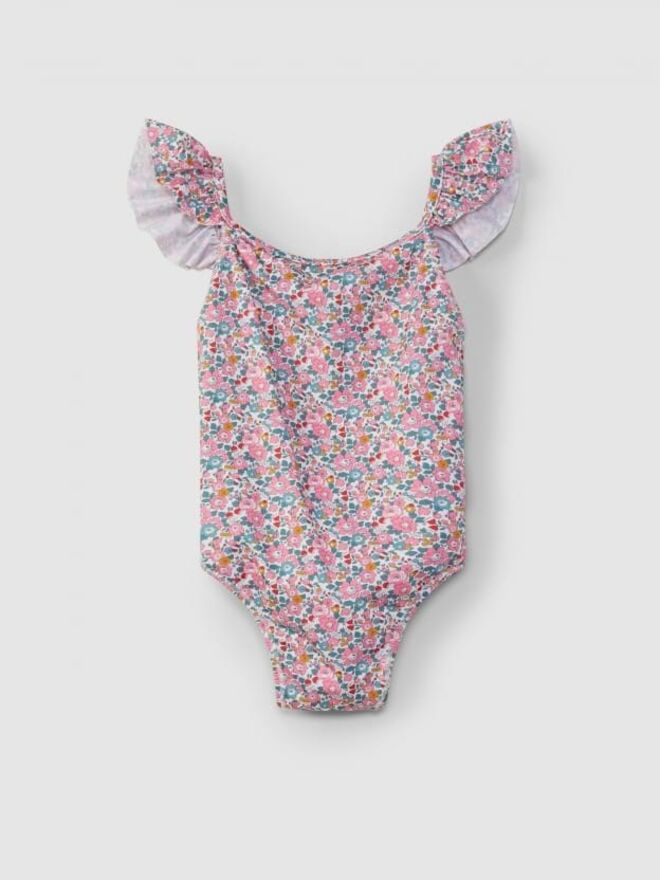 Fato de banho flores liberty, €59,90, Laranjinha