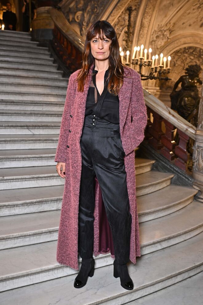 Caroline de Maigret no desfile da Chanel.