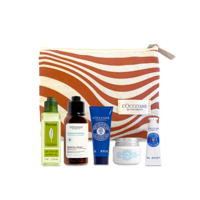 L'Occitane: Bolsa Descoberta Essenciais de Viagem, €29,99.