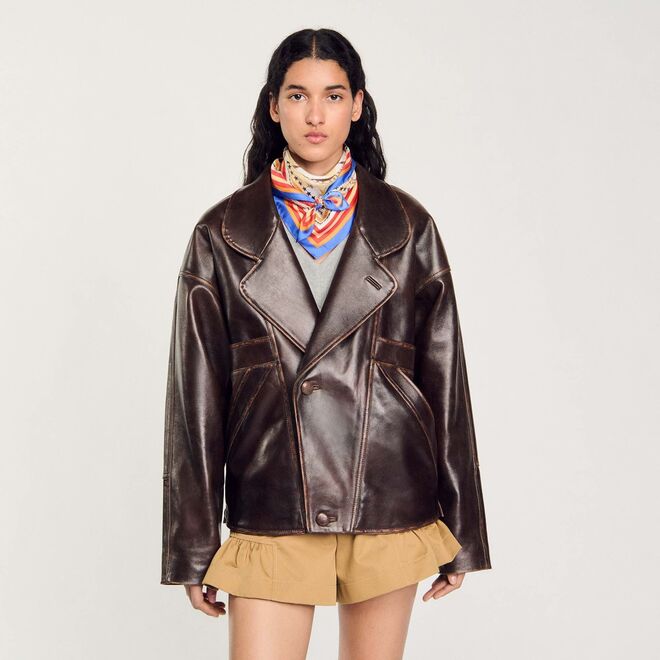 Casaco oversized, Sandro, €936,89.