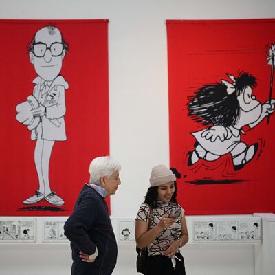 Exposição presta homenagem à personagem Mafalda