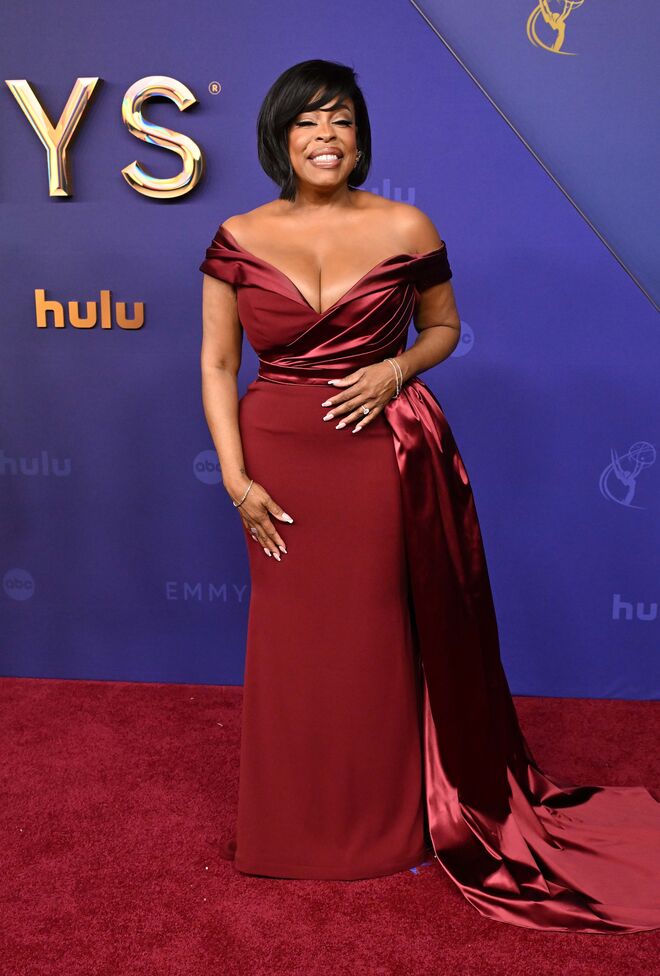 Niecy Nash em Christian Siriano.
