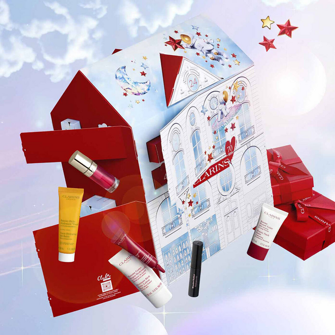 Calendário do Advento, €149,90, Clarins na Perfumes & Companhia.