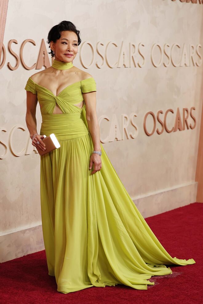 Joan Chen em Elie Saab.