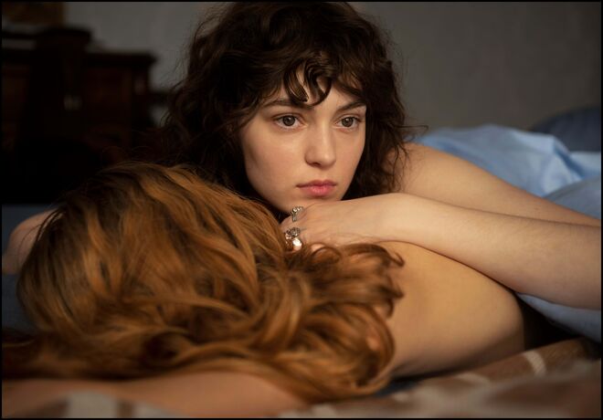 Anamaria Vartolomei, no papel de Maria Schneider