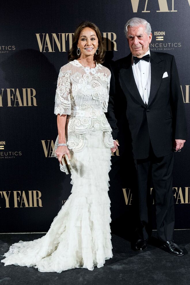 Preysler e Vargas Llosa em 2016, no jantar de gala da Vanity Fair.