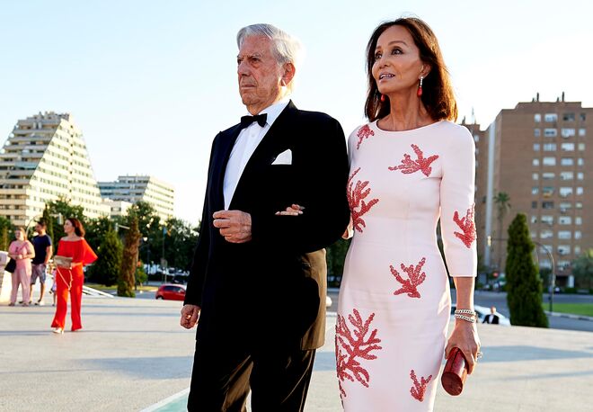 O casal a chegar aos Prémios Telva de Artes, Ciências e Desporto 2018 no Palau de Les Arts Reina Sofia.