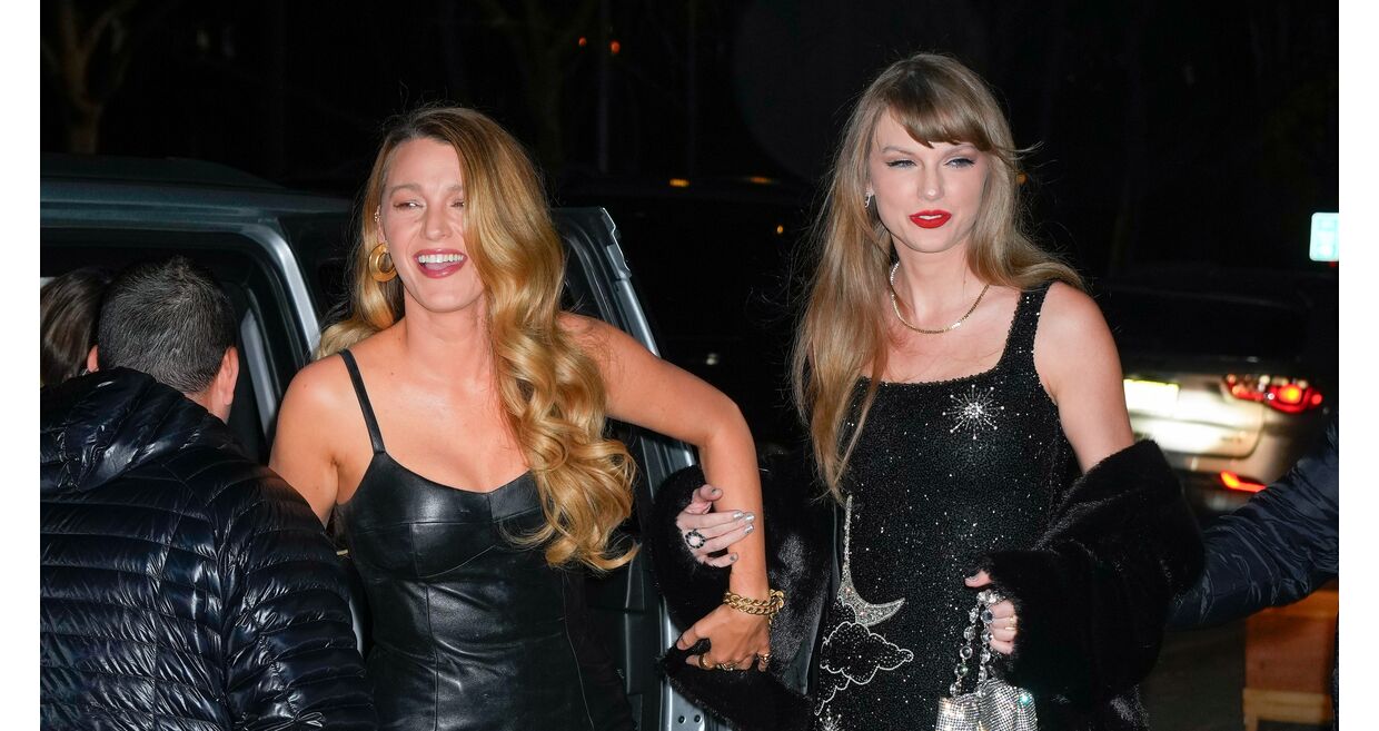 Blake Lively e Taylor Swift juntas em dezembro de 2023
