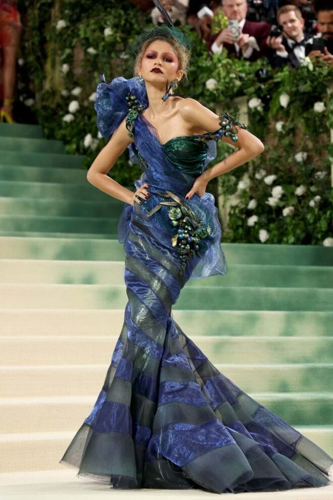 Zendaya em Maison Margiela, 2024.