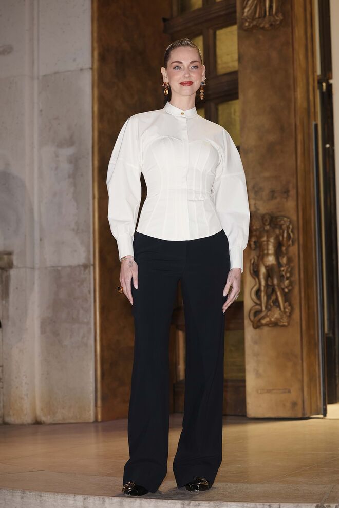 Ferragni para o desfile Outuno/Inverno 2025/26, em Paris. 