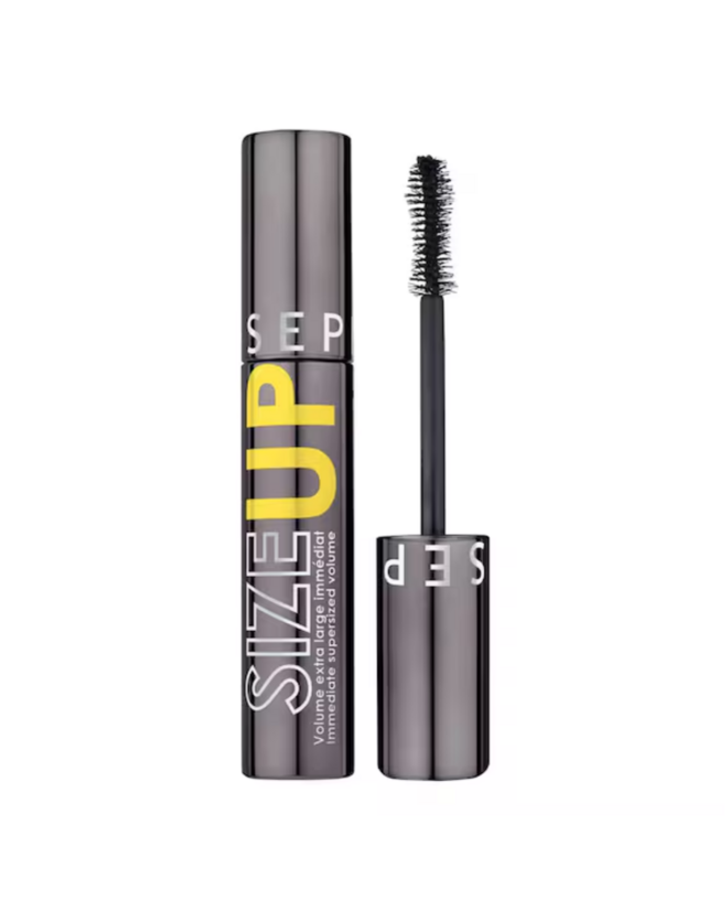Sephora, Size Up - Máscara de pestanas Volume Extra, €14,99 na Sephora.