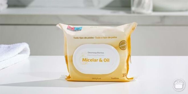 Deliplus, toalhitas desmaquilhantes Micelar & Oil, €1,50.