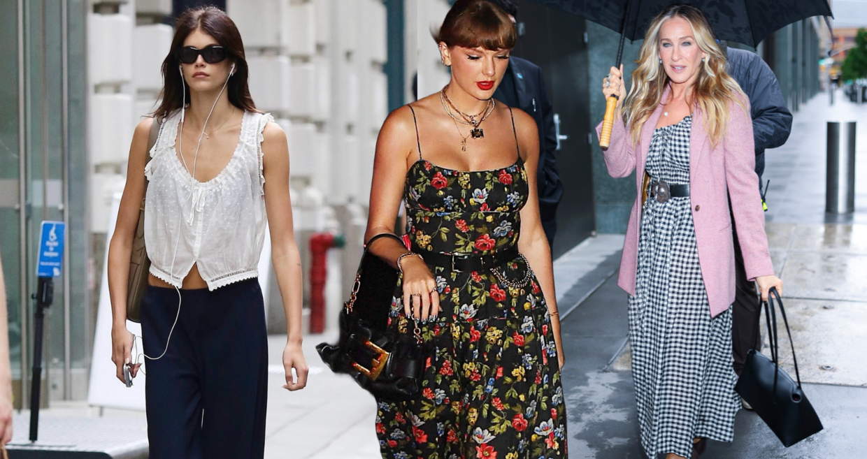 Kaia Gerber,Taylor Swift e Sarah Jessica Parker usam Dôen.