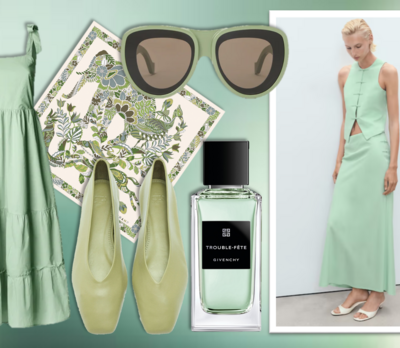 Shopping. Roupa e acessórios em tom pistáchio, para vestir a cor viral do verão