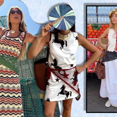 Tendência: lenço na cintura invade o verão com influência das 'it girls'