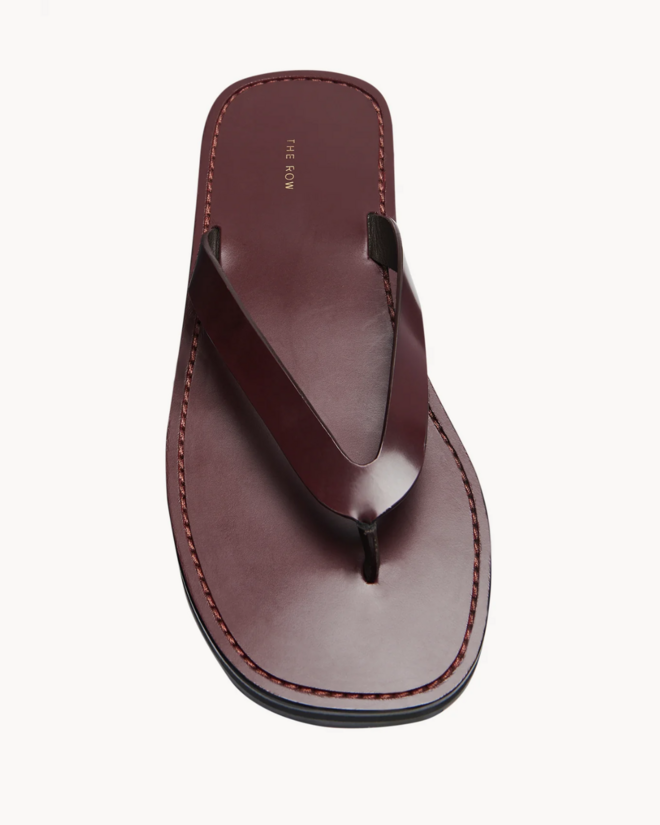 The Row, City Flip Flop in Leather, €1.010.