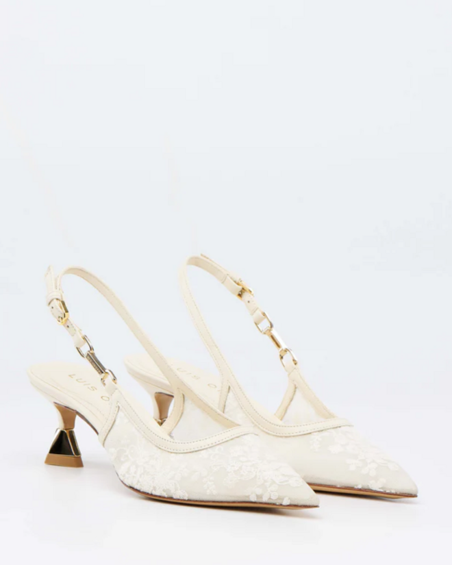 Luis Onofre, Diva White Kitten Heel, €428.