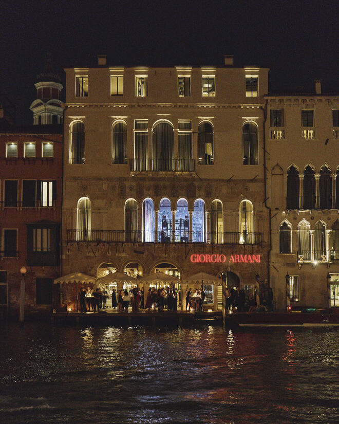 À noite, o glamour continuou com um jantar exclusivo no Doge’s Palace.