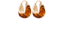 Brincos dourados e castanhos da Bijou Brigitte para um regresso à rotina fashion