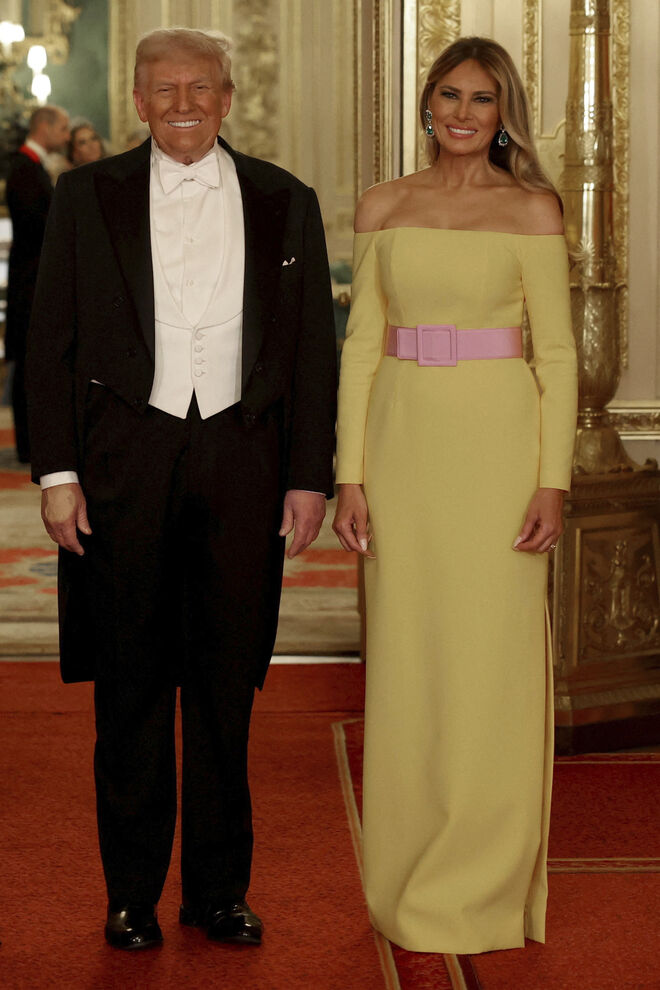 Donald Trump, Presidente dos Estados Unidos da America, e Melania Trump, Primeira-dama