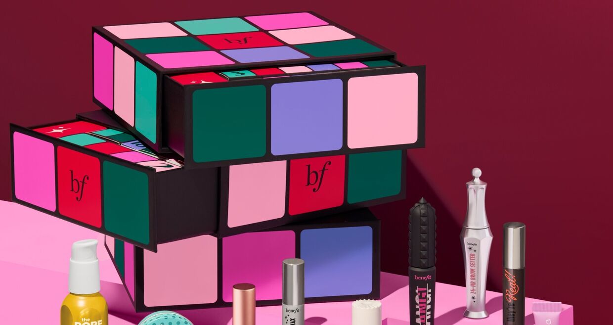 Calendário do advento Benefit Cosmetics para este Natal