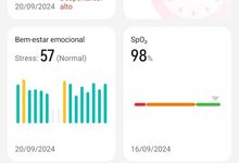Monitorize sono, ciclo, stress, SpO2 e temperatura da pele. Alcance os seus objetivos de atividade