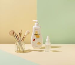 Cosmética pediátrica com camomila e tília da Deliplus para pele saudável