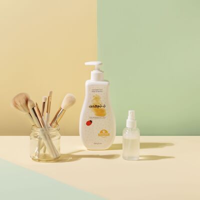 Cosmética pediátrica com camomila e tília da Deliplus para pele saudável