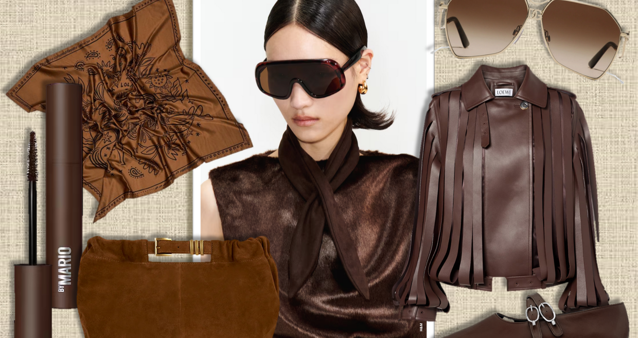 Sugestões de peças castanhas para um visual elegante e moderno