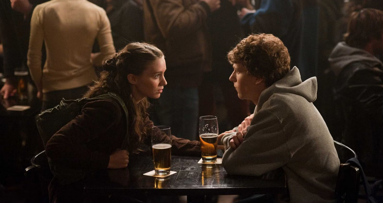 do filme "A Rede Social", 2010