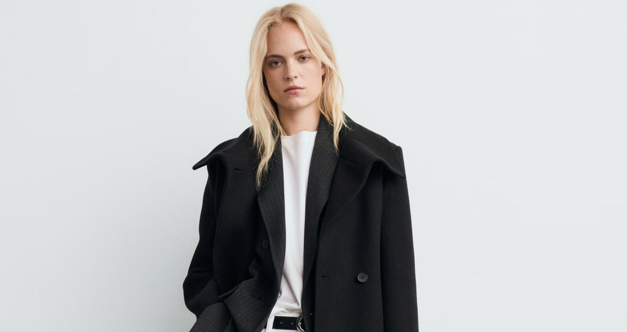 Mango lança sobretudo de lã virgem Manteco, ideal para o outono e inverno