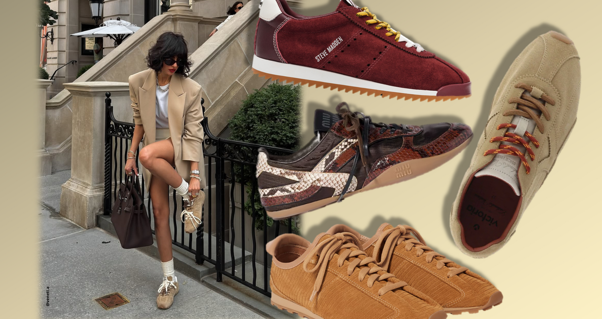 Ténis retro de Steve Madden e Miu Miu ganham as ruas com elegância e conforto