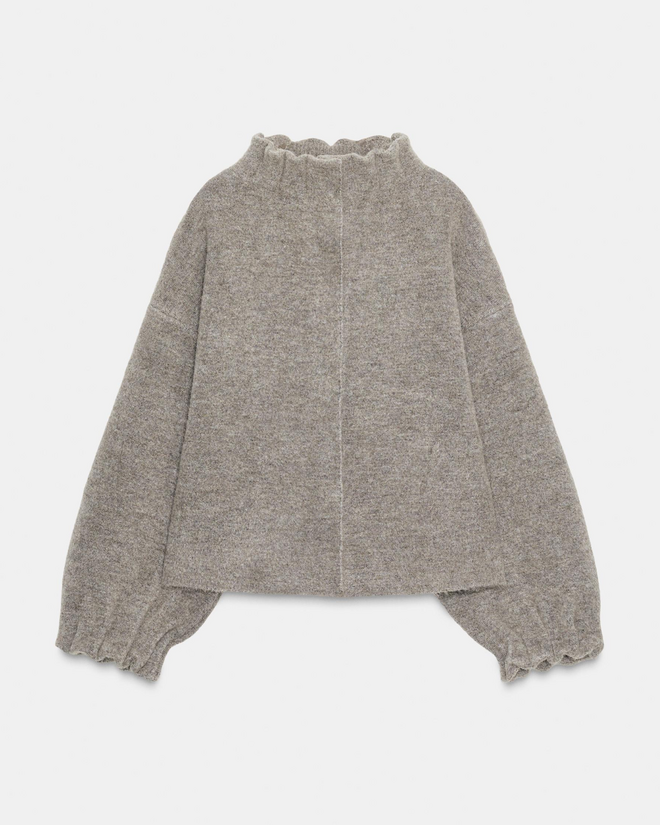 Zara, Knit Bomber Jacket, €49,95.