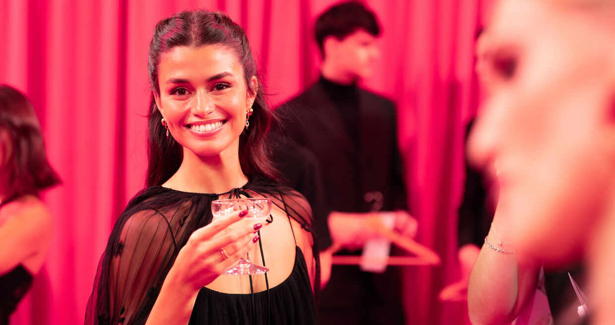 Luisinha Oliveira na festa dos 40 anos do urso da Tous