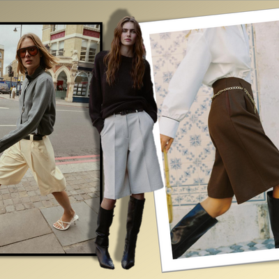 A nova tendência: calções pelos joelhos com botas