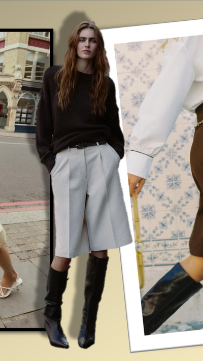 A nova tendência: calções pelos joelhos com botas