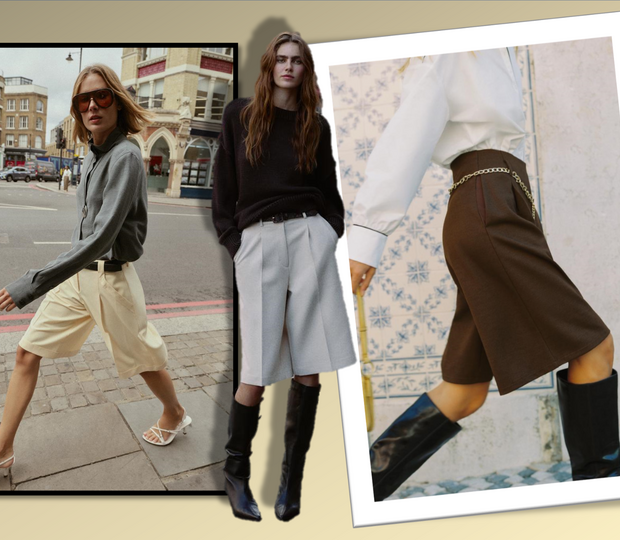 A nova tendência: calções pelos joelhos com botas