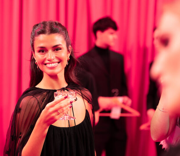 Luisinha Oliveira na festa dos 40 anos do urso da Tous