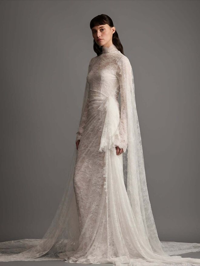 Vestido de noiva em renda é tendência para 2026, com ou sem aliança