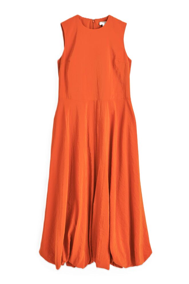 Vestido em algodão, €129, COS