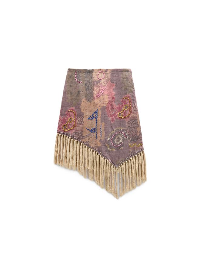 Saia de lã com franjas, €59,99, Parfois