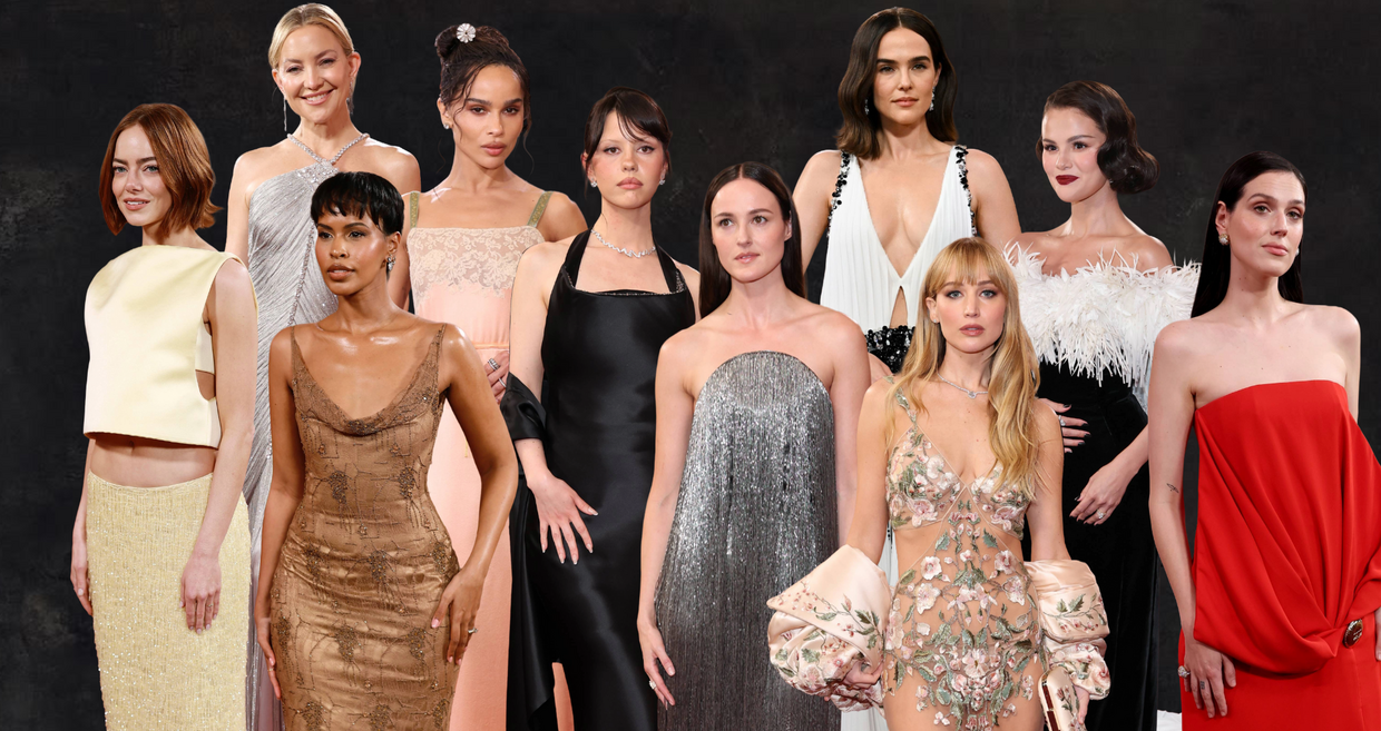 Looks de celebridades no tapete vermelho dos Golden Globes em Los Angeles