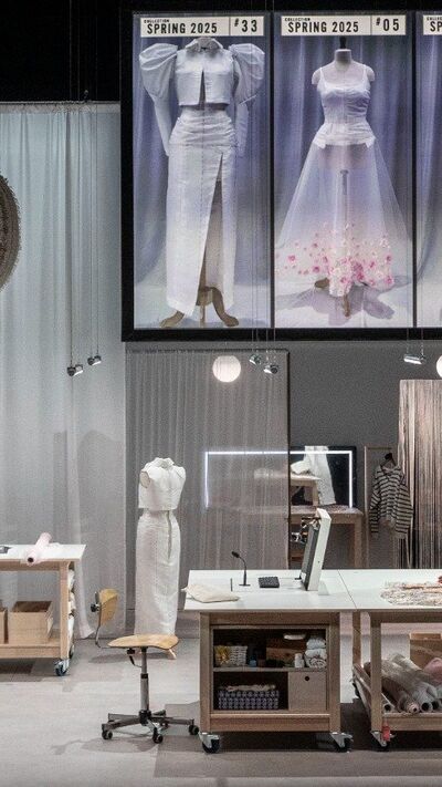 Espetáculo "Lacrima" no CCB retrata a criação de um vestido de alta-costura.
