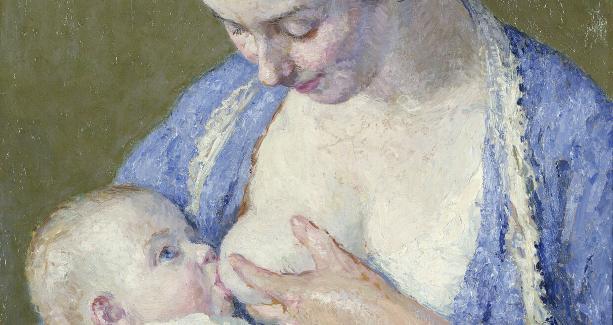 Mother and Child, circa 1920. 