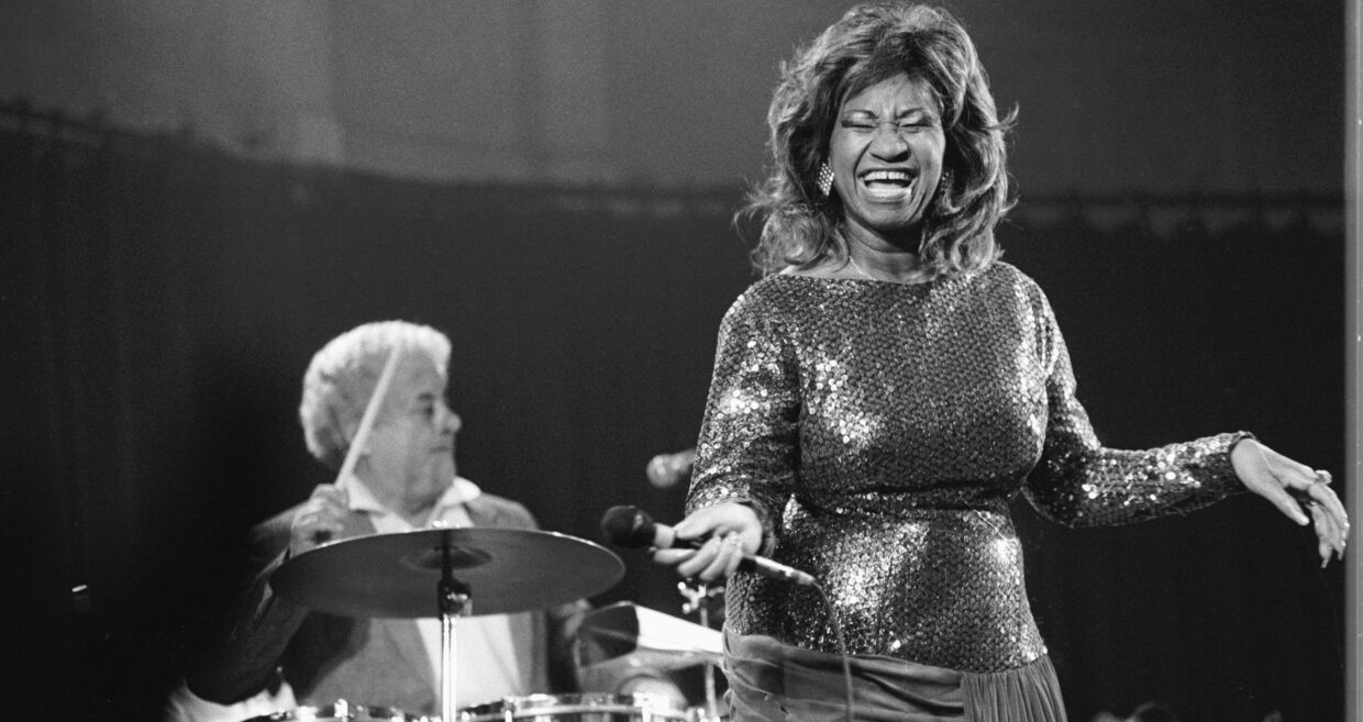 A cantora cubana Celia Cruz