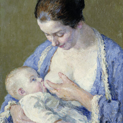 Mother and Child, circa 1920. 